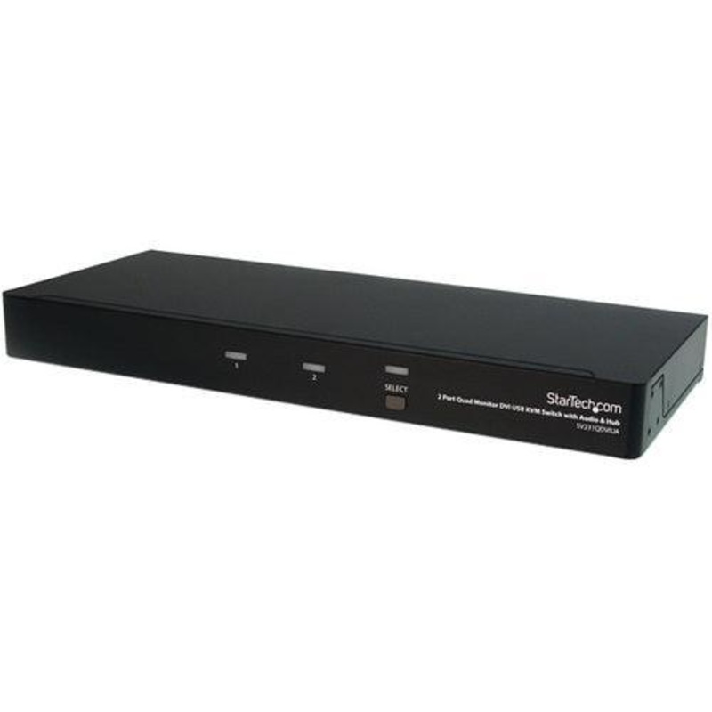 2 Port Quad Monitor DVI USB KVM Switch