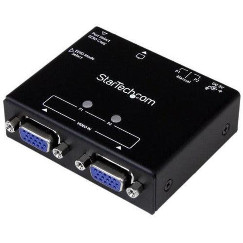 2-Port VGA Auto Switch Box w/ Switching