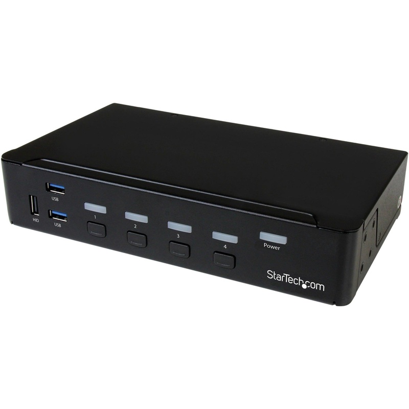 4-Port DisplayPort KVM – USB 3.0 – 4K
