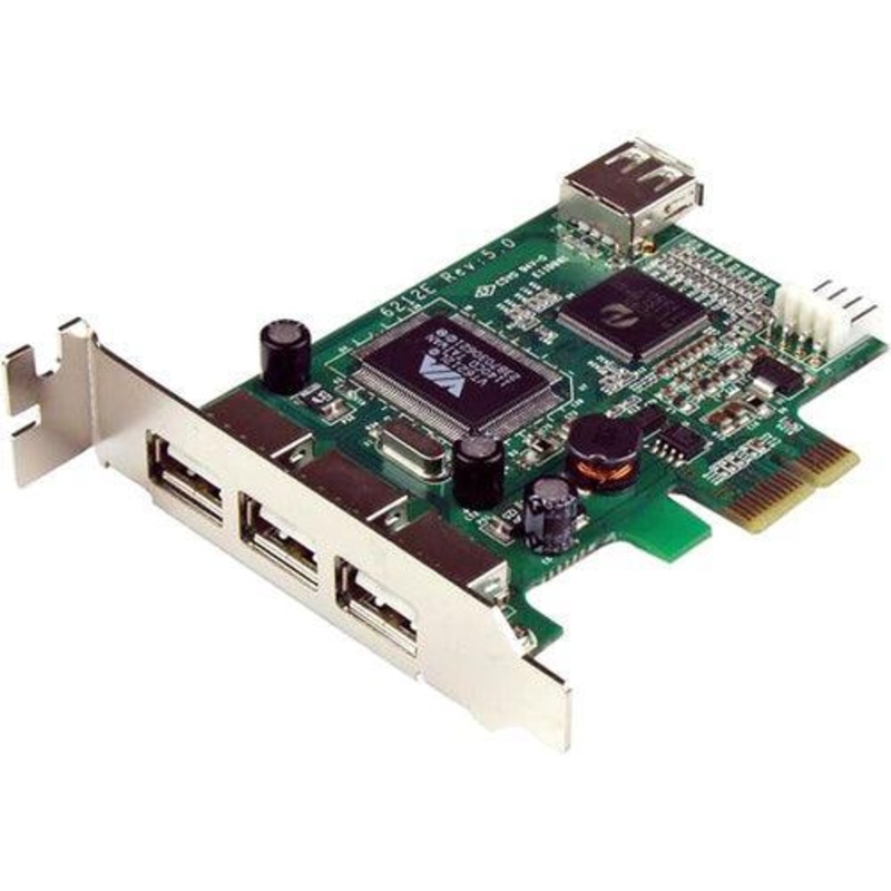 4 Port LP PCI Express USB Card