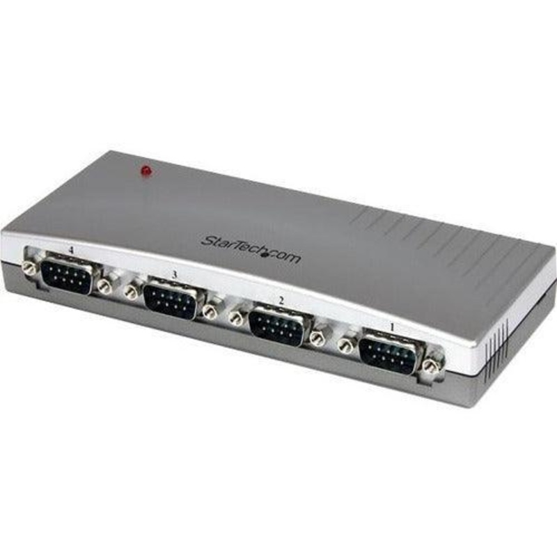 4 Port USB to RS232 Serial Adapter Hub