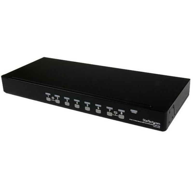 8 PORT 1U RACKMOUNT USB PS/2 KVM SWITCH