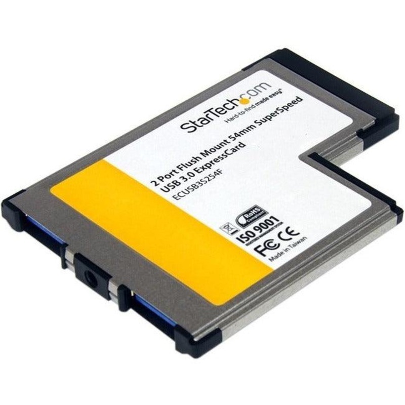 Flush Mount ExpressCard 54mm USB 3 Card