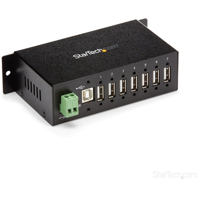Mountable Industrial 7 Port USB Hub
