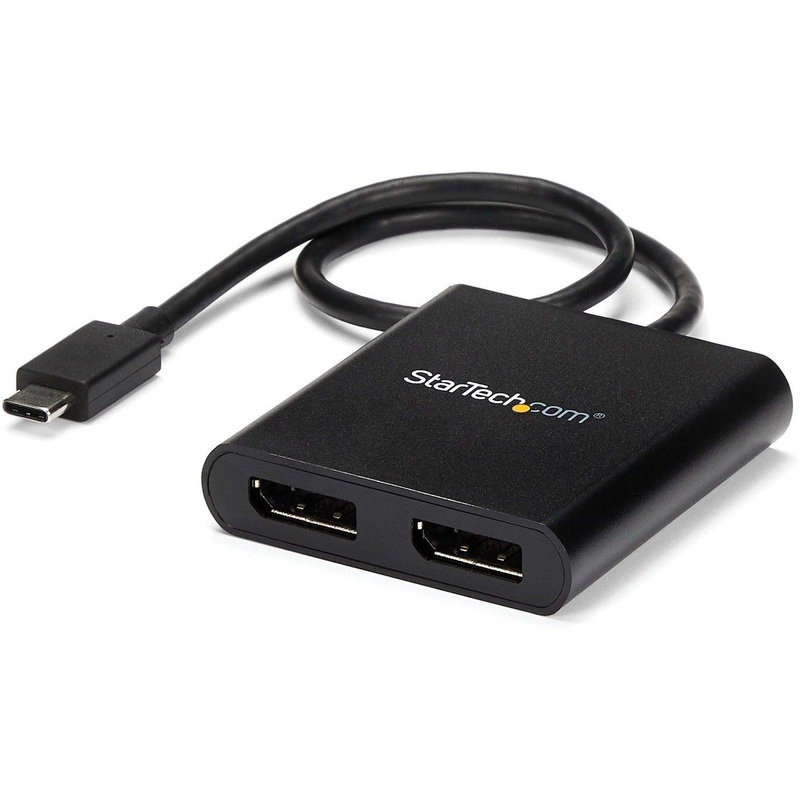 MST hub – USB-C to 2-port DisplayPort