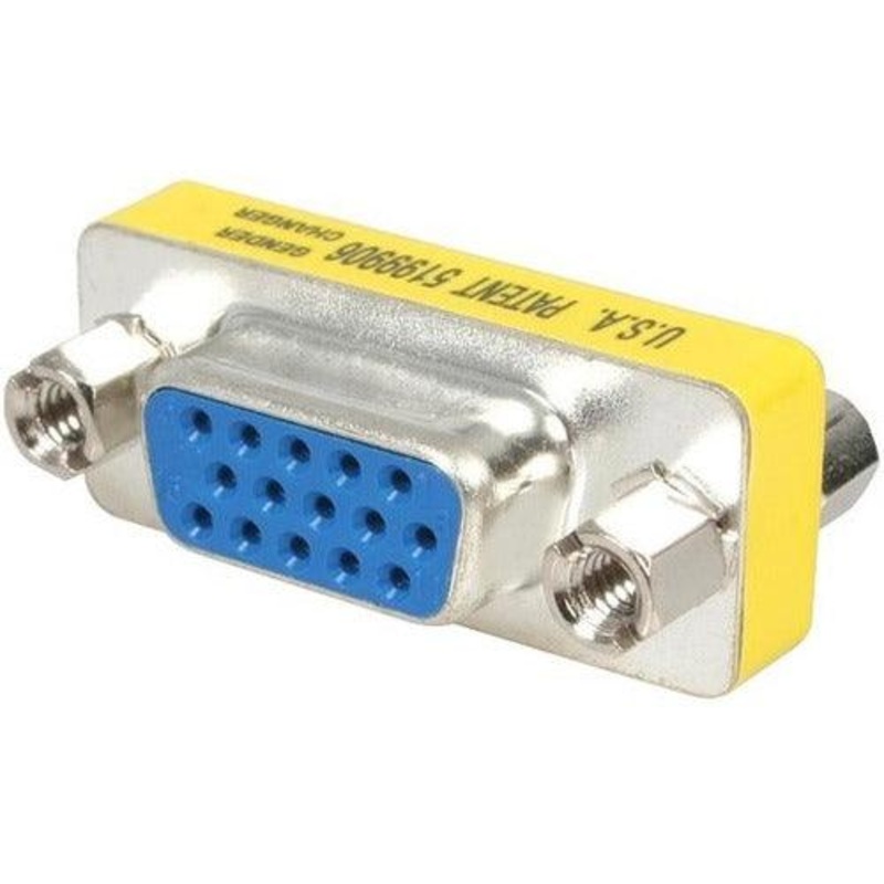 Slimline VGA HD15 Gender Changer – F/F
