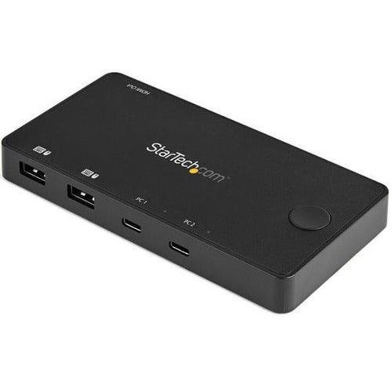 2 Port USB-C Alt-Mode Compact KVM Switch