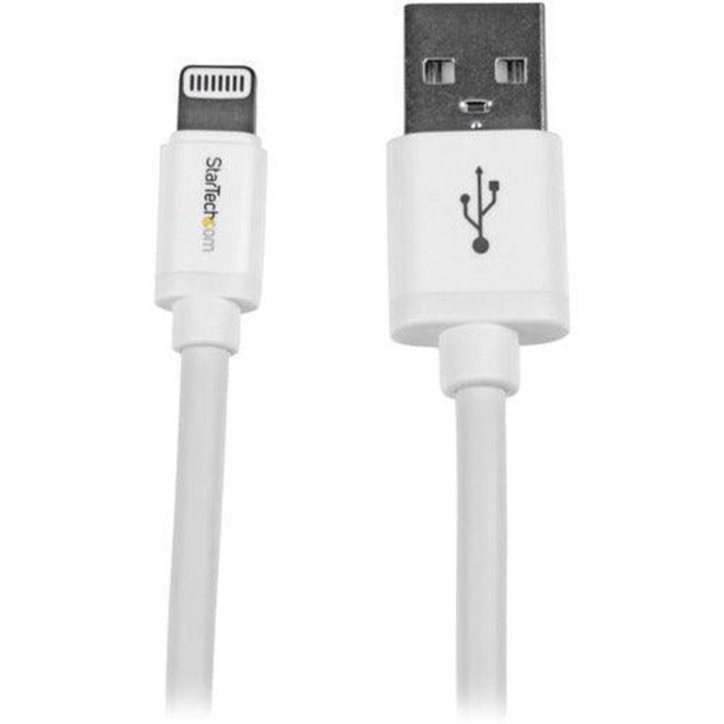 2m White 8-pin Lightning to USB Cable