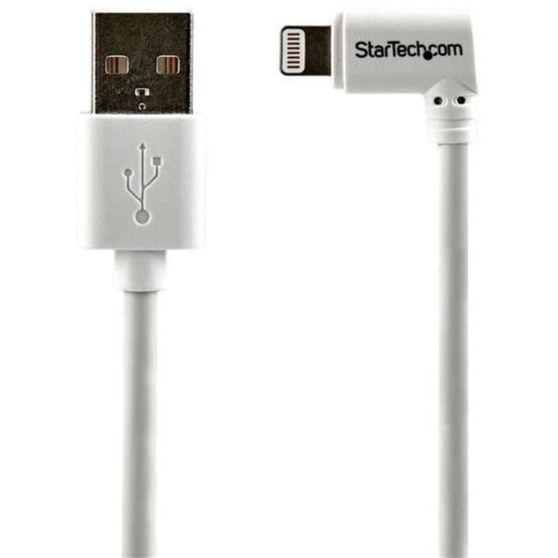 6ft White Angled Lightning to USB Cable