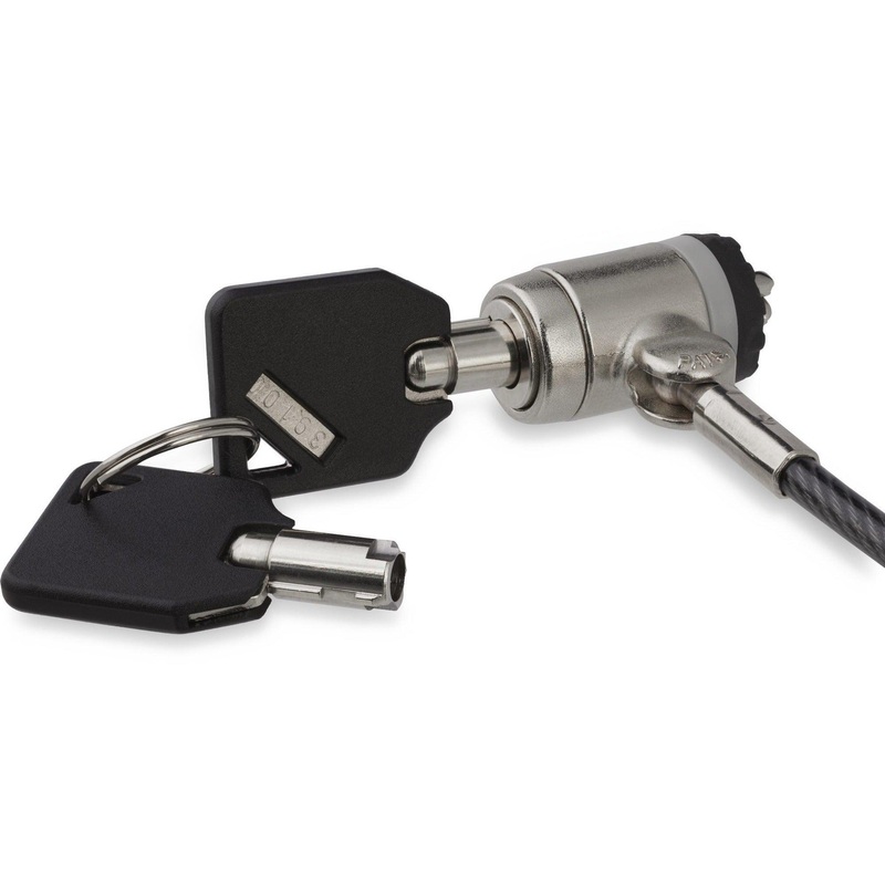 Cable Lock – Keyed – Push-to-Lock Button