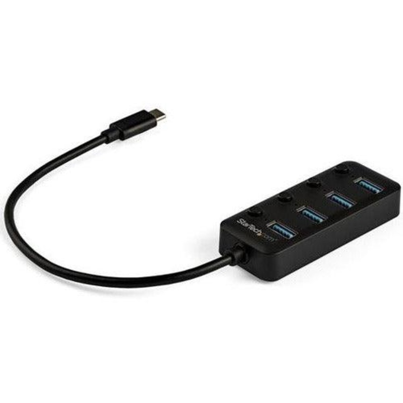 Hub – USB C 4-Port with On/Off Switches