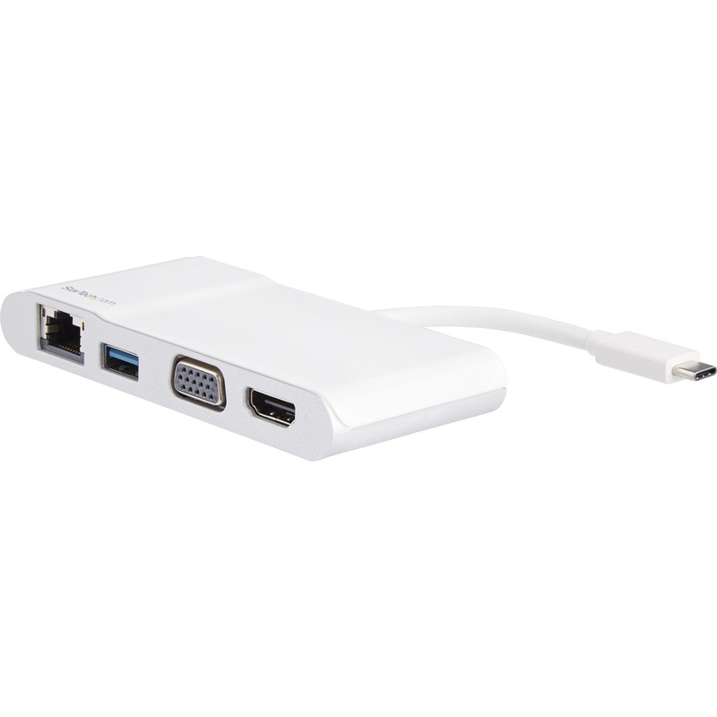 USB-C Multiport Adapter 4K HDMI VGA GbE