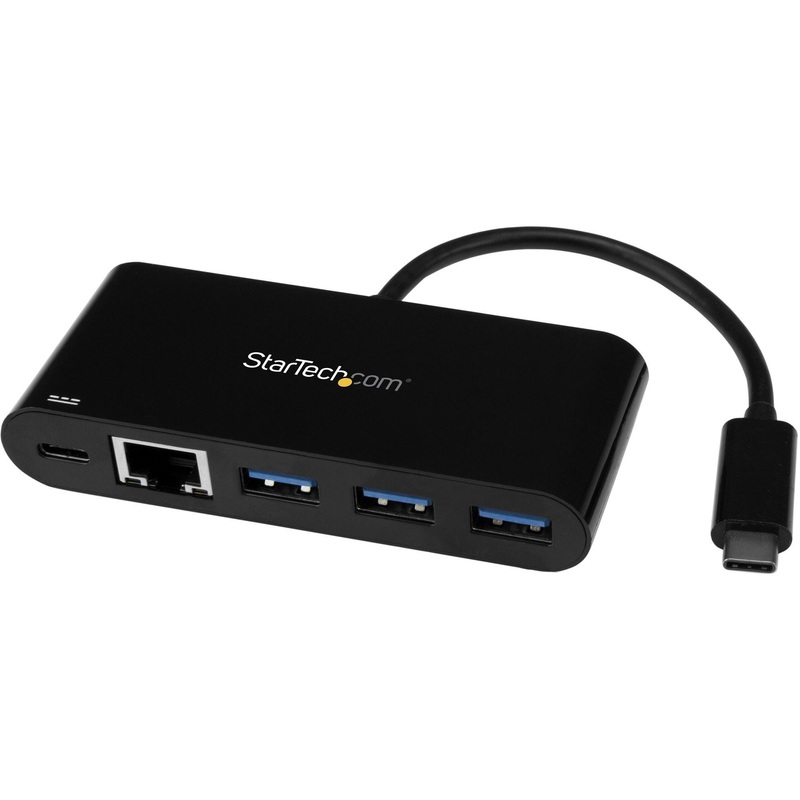 USB-C to GbE Adapter w/ 3-Port USB Hub