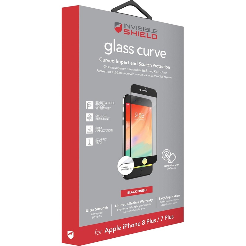 GLASS CURVE IPHONE 8 PLUS / 7 PLUS BLACK