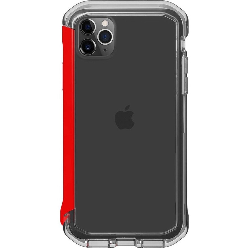 RAIL (IPHONE 11 PRO) – CLEAR/SOLID RED