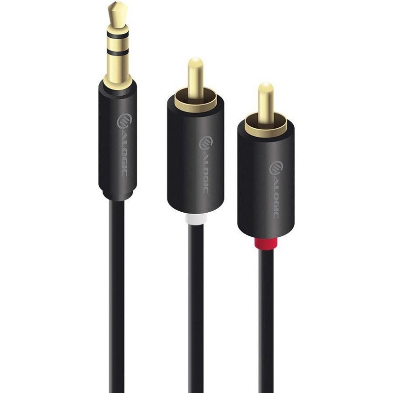 PREMIUM STEREO AUDIO TO 2XRCA STEREO BLK