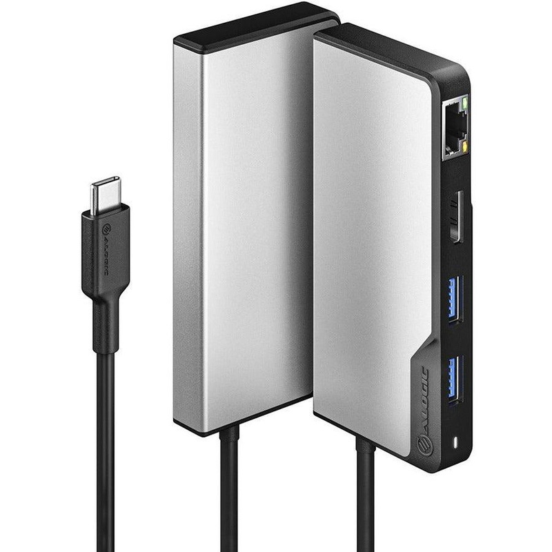 USB-C FUSION ALPHA 5-IN-1 HUB SPACE GREY