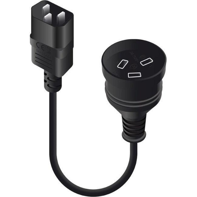 0.15M IEC C14 TO AUS 3PINMAINS PLUG MTOF