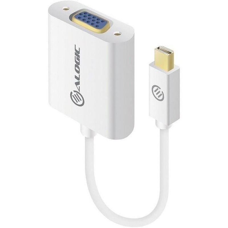 15CM MINI DP TO VGA ADAPTER WHITE