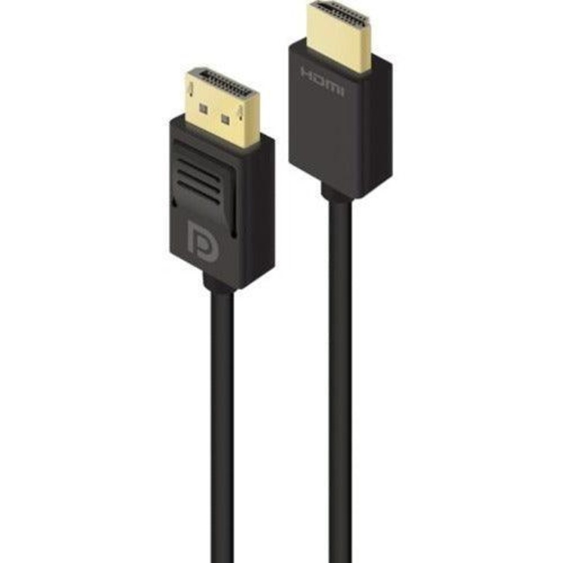 2M DISPLAYPORT TO HDMI CABLE – M TO M