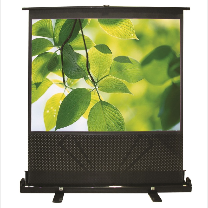 BRATECK 100” Projector Screen Floor Stand. 4:3 Aspect ratio. 2m x 1.5m (WxH).