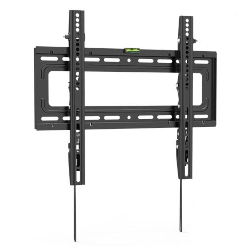 BRATECK 32-55” Tilt TV wall mount bracket. Max load: 50kg. VESA Support: 200×200,300×300,400×200, 400×400. Built-in bubble level. Curved display compatible. Colour: Black.
