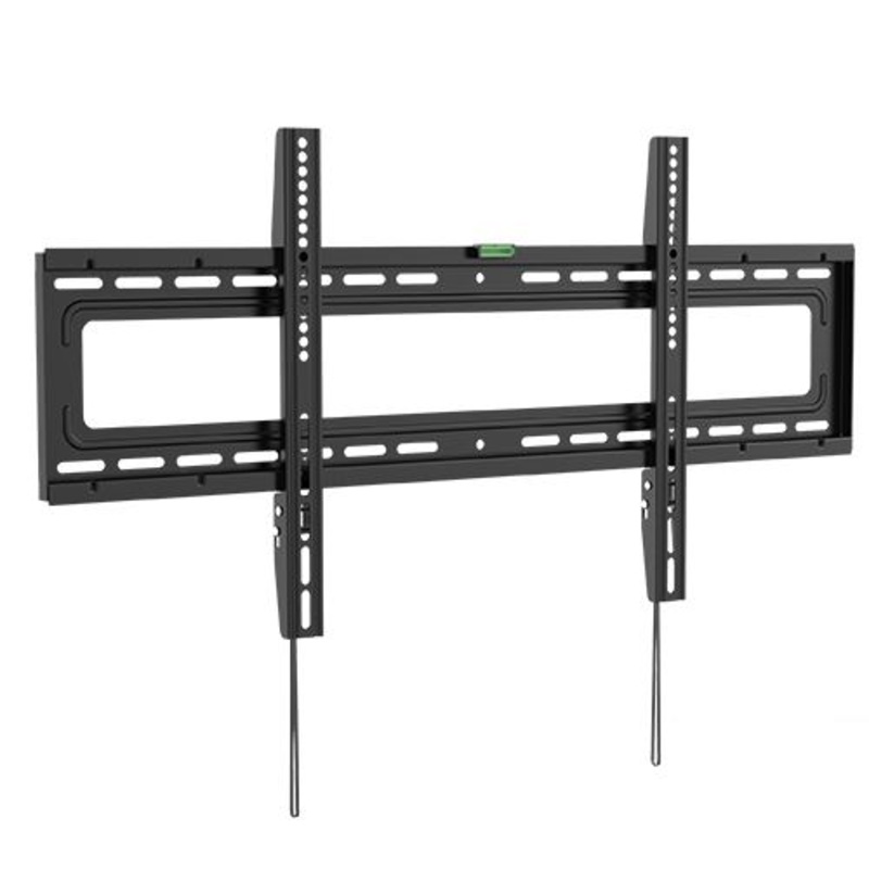 BRATECK 37″-80″ Fixed Wall Mount TV Bracket. Max load: 50Kgs. VESA support up to 800×400. Built-in Bubble Level. Curved Display Compatible. Colour: Black.