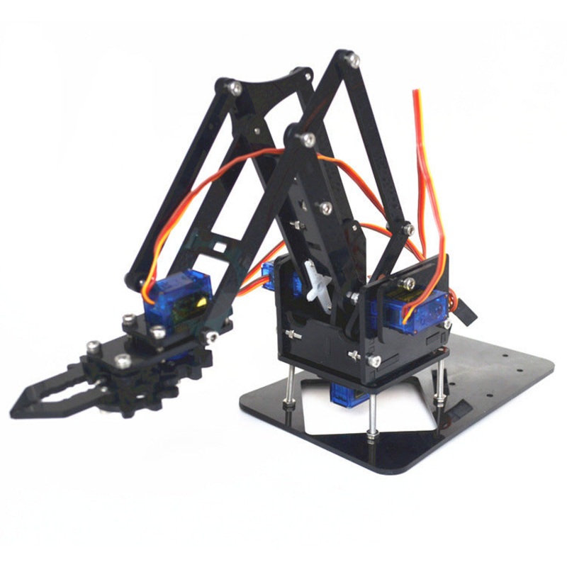 DIY assembled acrylic robot