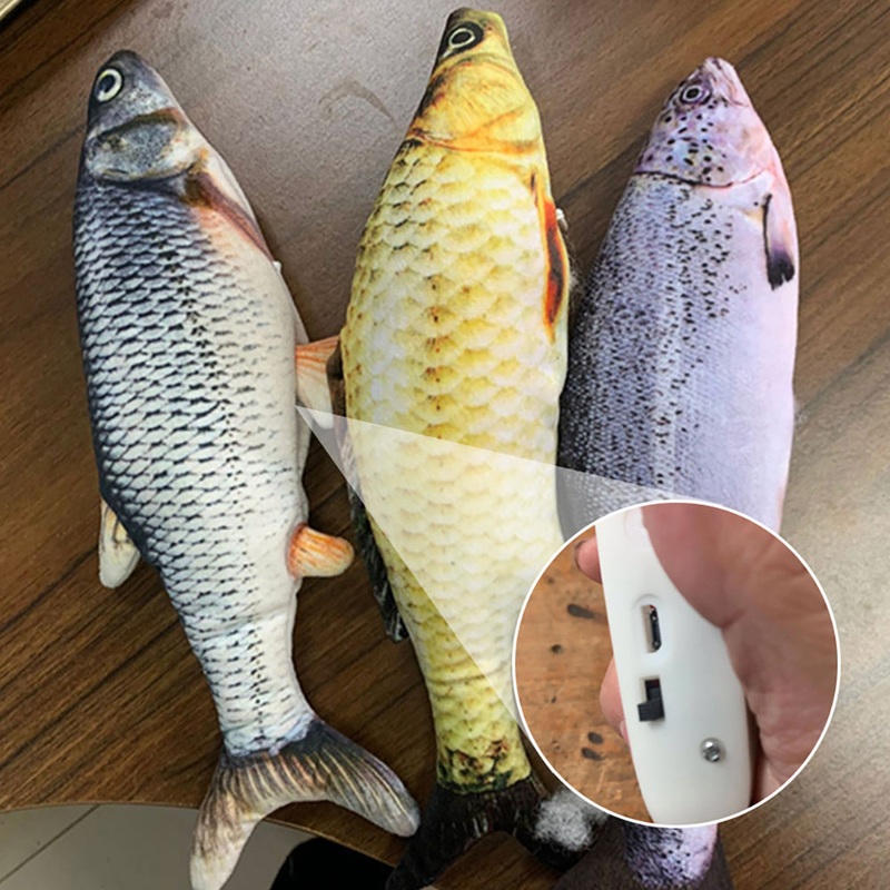 Without Cat Nip Version – Electric Jumping Fish Simulation Electric Fish Toy